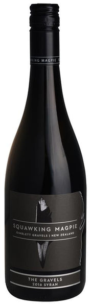 Squawking Magpie's Single Vineyard 'The Gravels' Hawkes Bay Syrah 2016 - Shiraz - Black Market