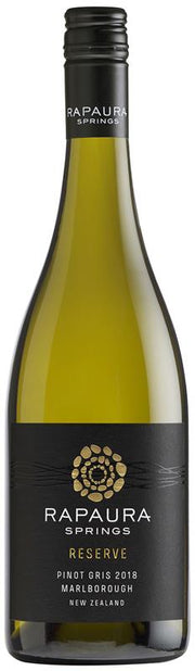 Rapaura Springs Reserve Marlborough Pinot Gris 2018 - Pinot Gris - Black Market