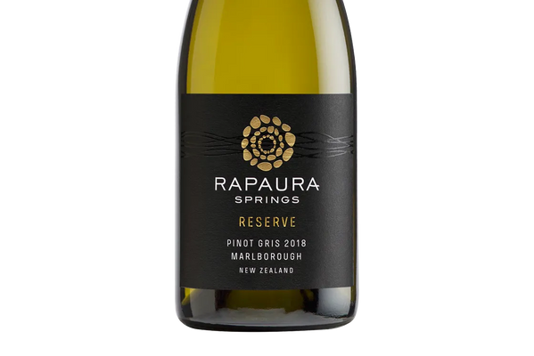 Rapaura Springs Reserve Marlborough Pinot Gris 2018 - Pinot Gris - Black Market