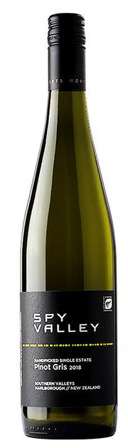 Spy Valley Single Estate Marlborough Pinot Gris 2018 - Pinot Gris - Black Market