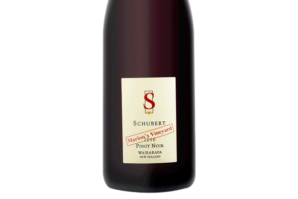 Schubert Marion's Vineyard Wairarapa Pinot Noir 2016 - Pinot Noir - Black Market