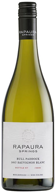 Rapaura Springs Single Vineyard Bull Paddock Marlborough Sauvignon Blanc 2017 - Sauvignon Blanc - Black Market