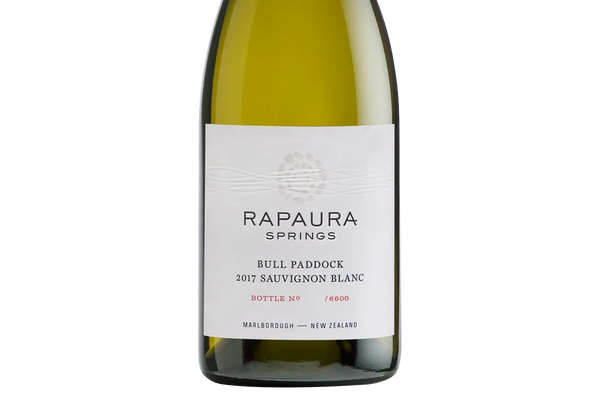 Rapaura Springs Single Vineyard Bull Paddock Marlborough Sauvignon Blanc 2017 - Sauvignon Blanc - Black Market