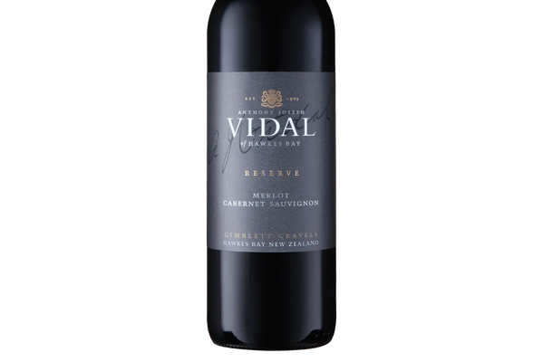 Vidal Reserve Gimblett Gravels Hawkes Bay Merlot Cabernet Sauvignon 2017 - Merlot - Black Market
