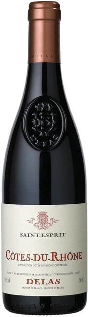 Delas Côtes-du-Rhône Saint-Esprit 2017 (France) - Syrah - Black Market