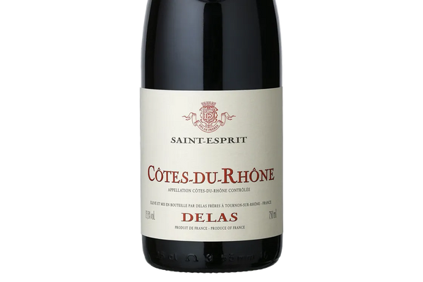 Delas Côtes-du-Rhône Saint-Esprit 2017 (France) - Syrah - Black Market