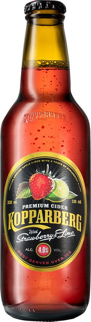 Kopparberg Strawberry & Lime Cider (330ml) - Cider - Black Market