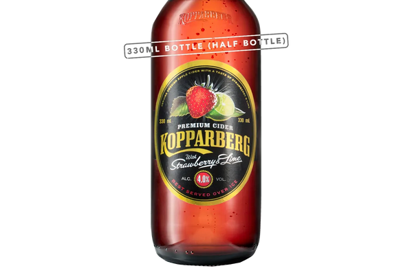 Kopparberg Strawberry & Lime Cider (330ml) - Cider - Black Market