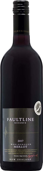 Faultline Reserve Marlborough Merlot 2017 - Merlot - Black Market