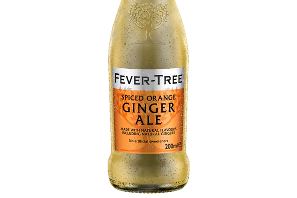 Fever Tree Premium Spiced Orange Ginger Ale 24 x 200ml - Ginger Ale - Black Market