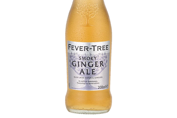 Fever Tree Premium Smoky Ginger Ale 24 x 200ml - Soda - Black Market
