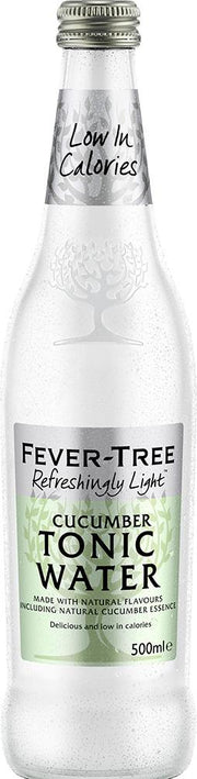 Fever Tree Refreshingly Light Cucumber Tonic Water 8 X 500ml - Tonic Water - Black Market