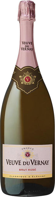 Veuve du Vernay Brut Rosé NV Magnum 1.5L (France) - Rosé - Black Market