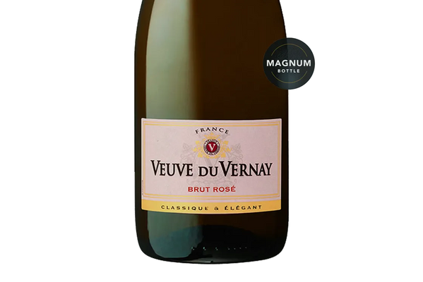 Veuve du Vernay Brut Rosé NV Magnum 1.5L (France) - Rosé - Black Market