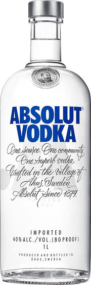 Absolut Vodka (1L) - Vodka - Black Market