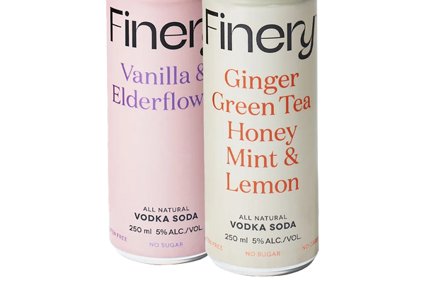Finery Vanilla-Ginger Mix Vodka Soda (250ml) - Vodka - Black Market