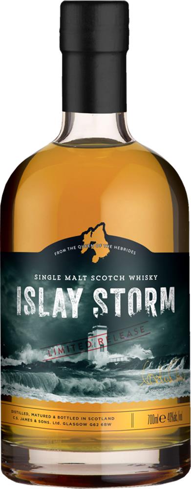Islay Storm Single Malt Scotch Whisky (700ml) - Whisky - Black Market