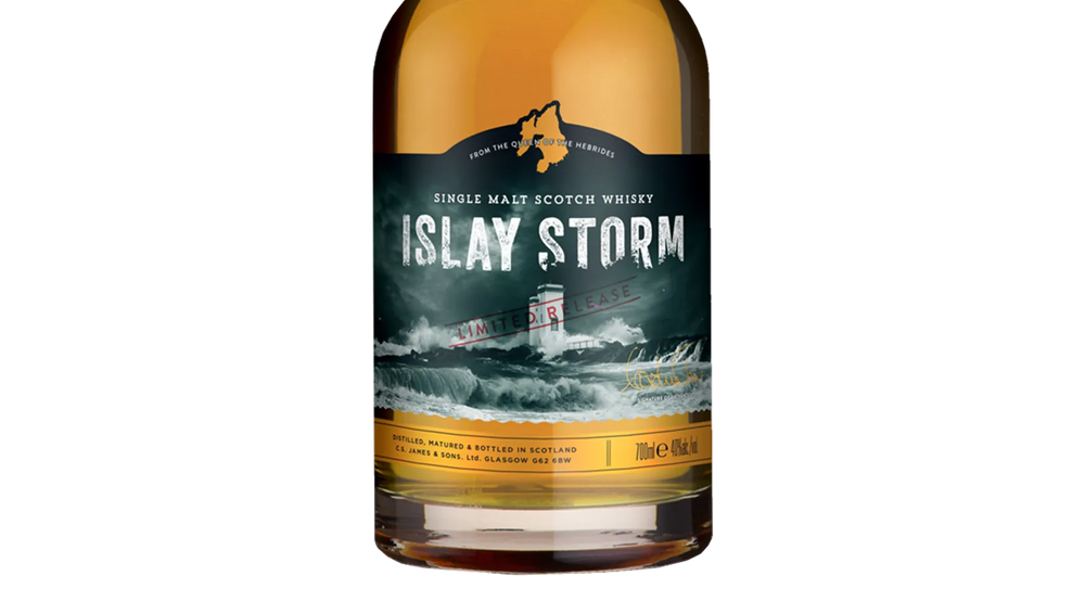 Islay Storm Single Malt Scotch Whisky (700ml) - Whisky - Black Market