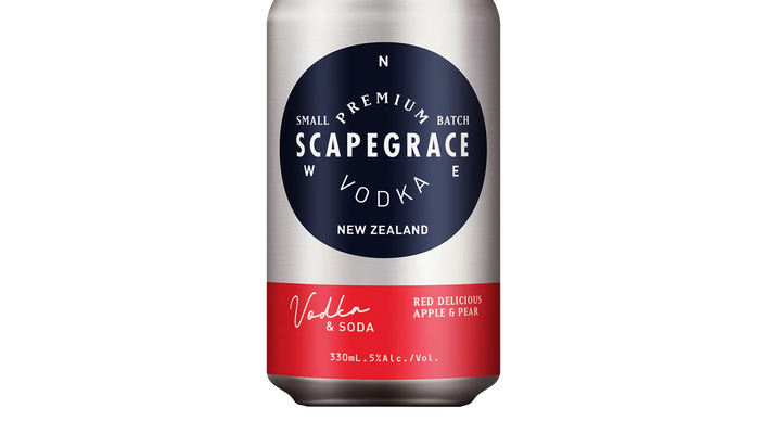 Scapegrace Vodka & Soda with Red Delicious Apple & Pear (330ml) (10pk) - Vodka - Black Market