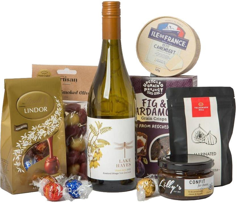 Wine, Cheese & Confit Gift Hamper (by About Giving) - Pinot Gris - Black Market