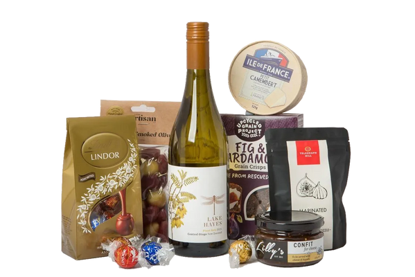 Wine, Cheese & Confit Gift Hamper (by About Giving) - Pinot Gris - Black Market
