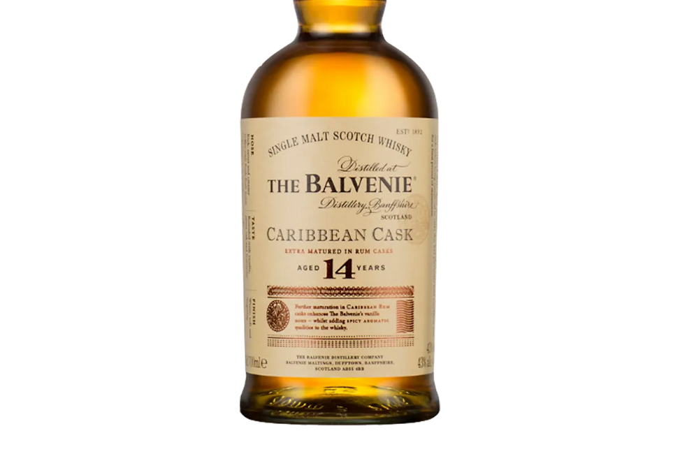 Balvenie 14YO Caribbean Cask Single Malt Scotch Whisky (700ml) - Whisky - Black Market