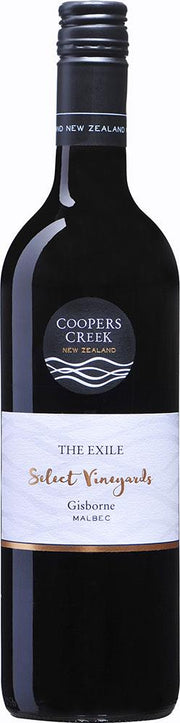 Coopers Creek Select Vineyards The Exile Gisborne Malbec 2019 - Malbec - Black Market