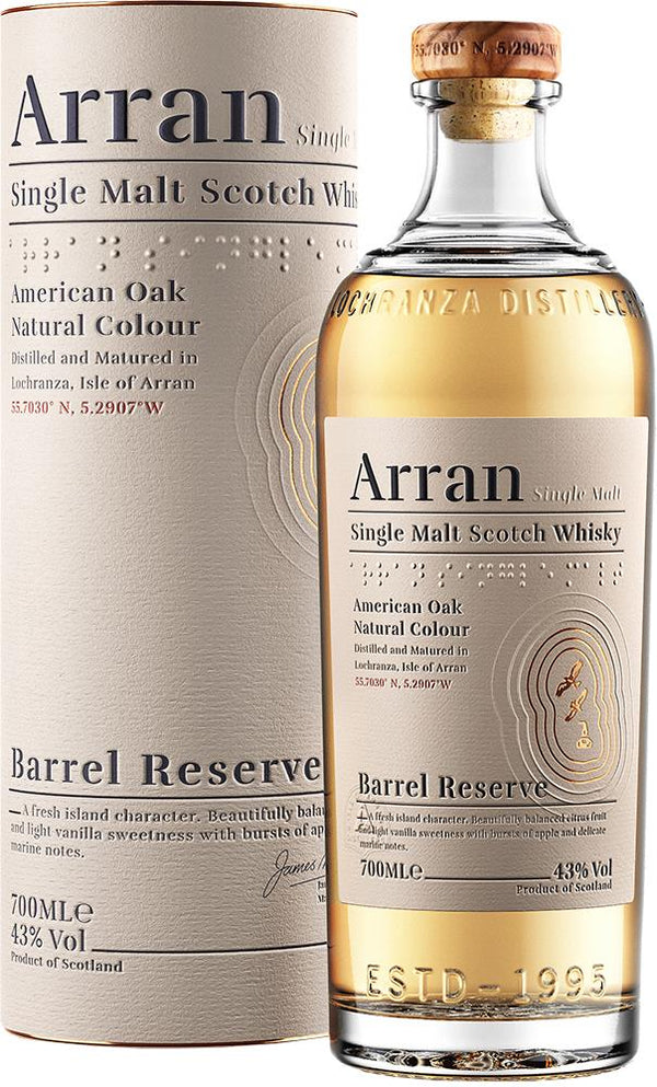 Arran Barrel Reserve Single Malt Scotch Whisky (700ml) - Whisky - Black Market