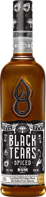 Black Tears Cuban Dry Spiced Rum (700ml) - Rum - Black Market