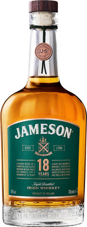 Jameson 18 Yr Old Triple Distilled Irish Whiskey (700ml) - Whisky - Black Market