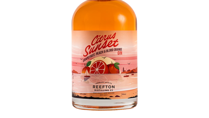 Reefton Distillery Co. Flavour Gallery Gin Series Citrus Sunset (700ml) - Gin - Black Market