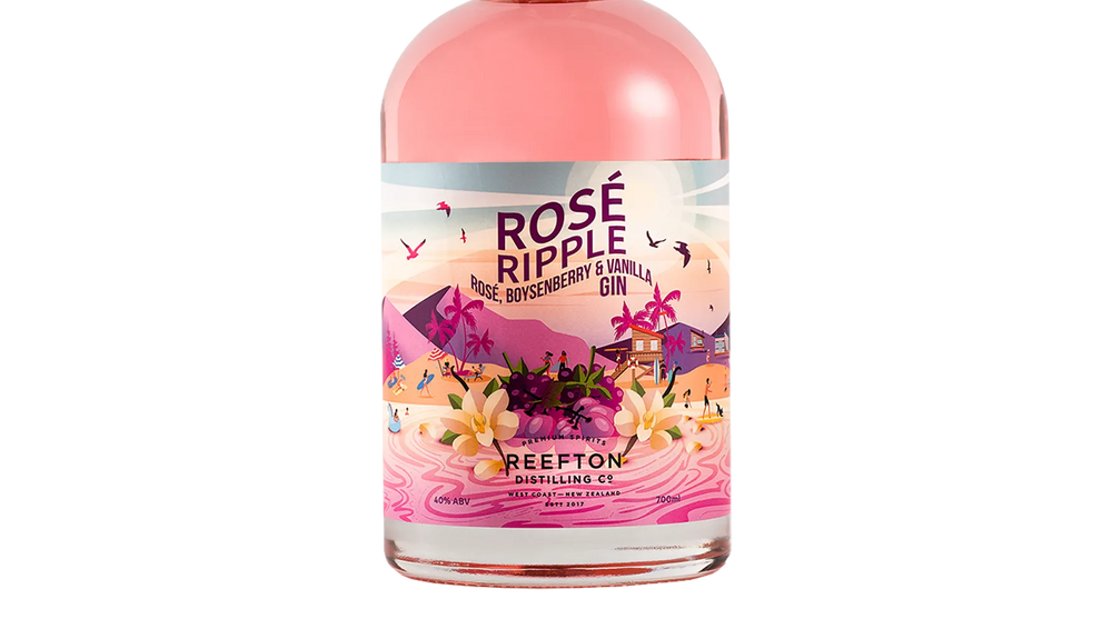 Reefton Distillery Co. Flavour Gallery Gin Series Rosé Ripple (700ml) - Gin - Black Market