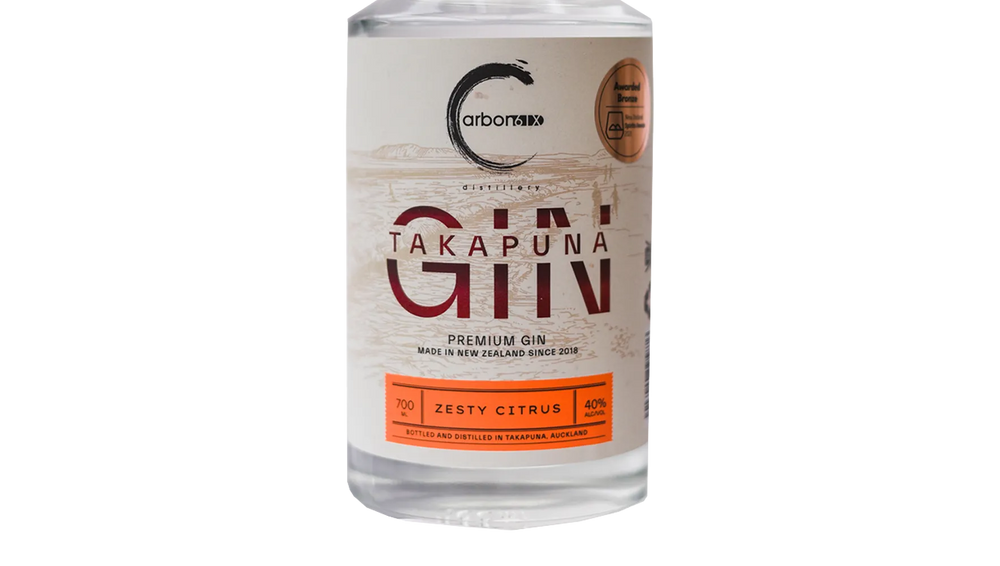 CarbonSix Takapuna Zesty Citrus Gin (700ml) - Gin - Black Market
