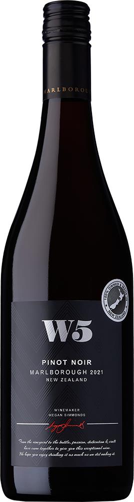 W5 Marlborough Pinot Noir 2021 - Pinot Noir - Black Market