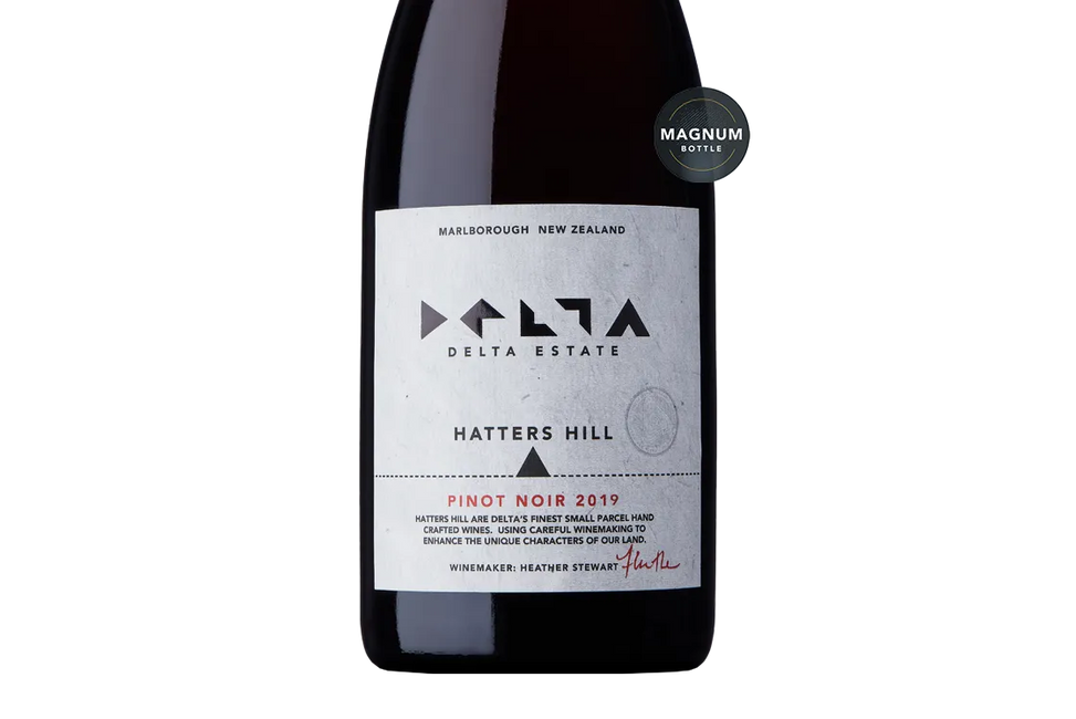 Delta Hatters Hill Single Vineyard Marlborough Pinot Noir 2019 Magnum 1.5L - Pinot Noir - Black Market
