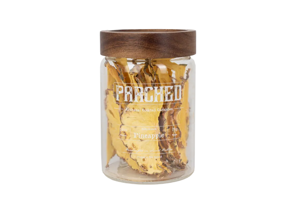 Parched Artisanal Cocktail Garnishes Pineapple (70g Glass Jar) - Garnish - Black Market