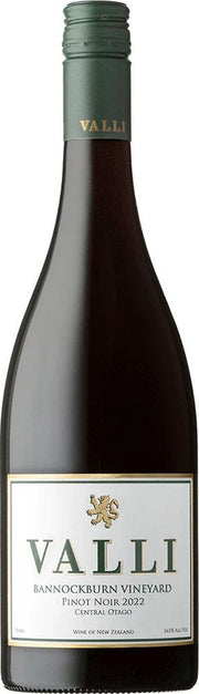 Valli Bannockburn Vineyard Central Otago Pinot Noir 2022 - Pinot Noir - Black Market