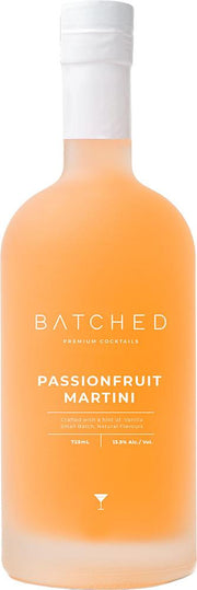 Batched Premium Cocktails Passionfruit Martini (725ml) - Vodka - Black Market