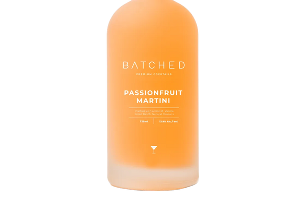 Batched Premium Cocktails Passionfruit Martini (725ml) - Vodka - Black Market
