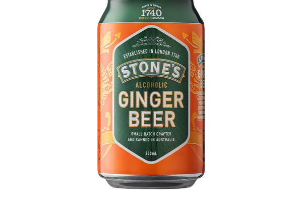 Stone's Alcoholic Ginger Beer (330ml) - Ginger Beer - Black Market