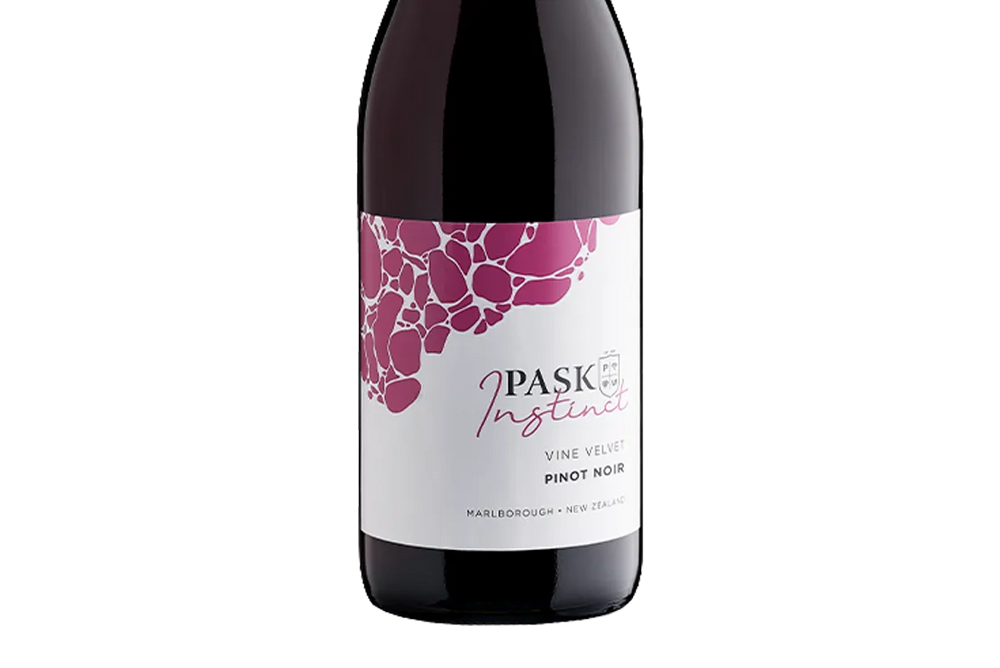 Pask Instinct Vine Velvet Marlborough Pinot Noir 2022 - Pinot Noir - Black Market