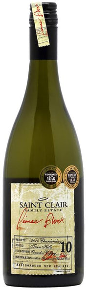 Saint Clair Block 10 Twin Hills Marlborough Chardonnay 2015 - Chardonnay - Black Market