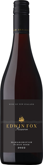 Edwin Fox Reserve Marlborough Pinot Noir 2022 - Pinot Noir - Black Market