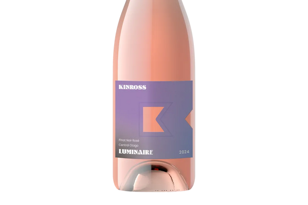 Kinross Luminaire Home Vineyard Central Otago Pinot Noir Rosé 2024 - Rosé - Black Market