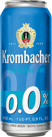 Krombacher 0% Pilsner (500ml) (4x6pk) - Beer - Black Market
