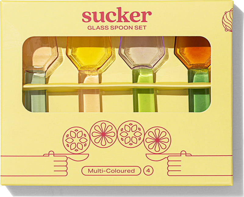Sucker Glass Spoon Set - Accessories - Black Market