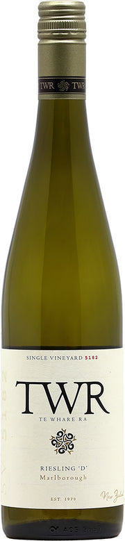 Te Whare Ra Single Vineyard Marlborough Riesling 'D' 2021 - Riesling - Black Market