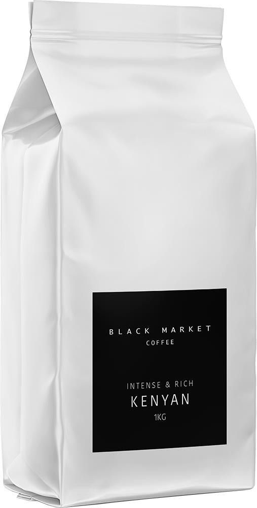 Black Market 100% Kenyan Coffee 1KG (Beans) - Coffee - Black Market