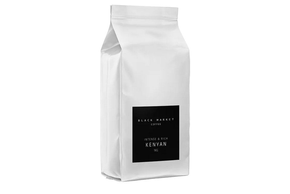 Black Market 100% Kenyan Coffee 1KG (Espresso) - Coffee - Black Market