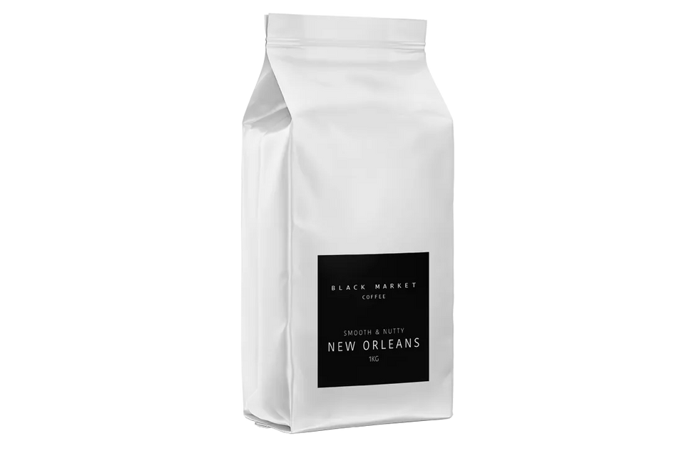 Black Market New Orleans Coffee Blend 1KG (Espresso) - Coffee - Black Market